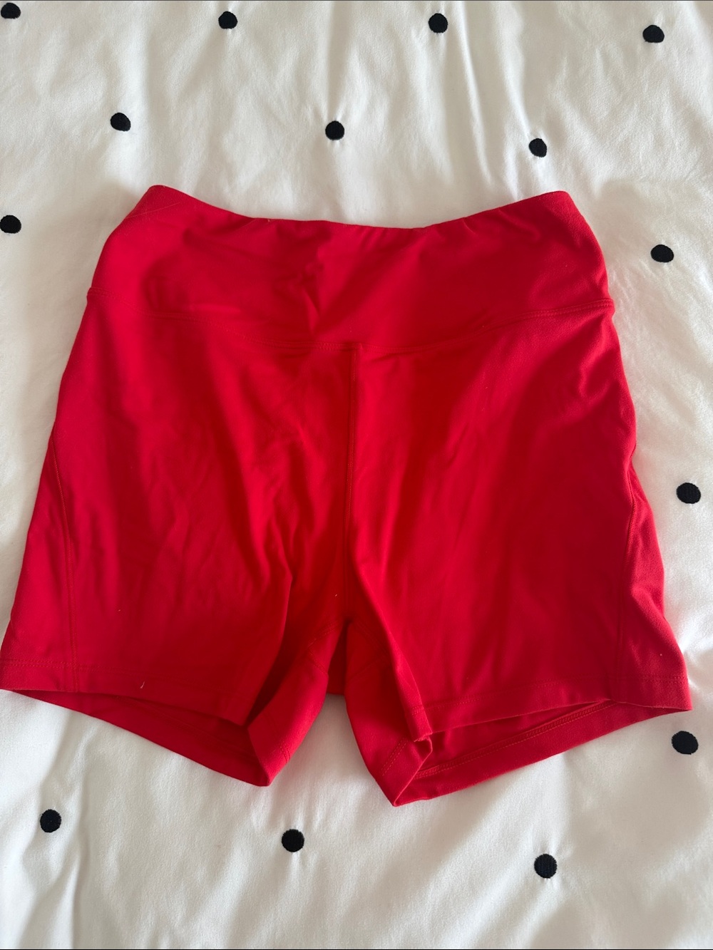 Women’s Red Performance Bike Shorts